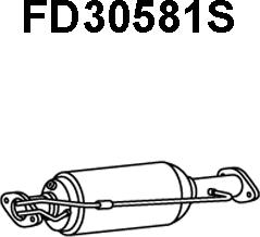 Veneporte FD30581S - Nosēdumu / Daļiņu filtrs, Izplūdes gāzu sistēma autodraugiem.lv