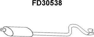 Veneporte FD30538 - Izplūdes gāzu trokšņa slāpētājs (pēdējais) autodraugiem.lv