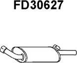 Veneporte FD30627 - Izplūdes gāzu trokšņa slāpētājs (pēdējais) autodraugiem.lv