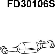 Veneporte FD30106S - Nosēdumu / Daļiņu filtrs, Izplūdes gāzu sistēma autodraugiem.lv