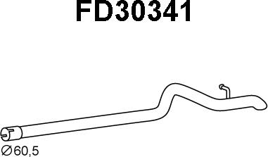 Veneporte FD30341 - Izplūdes caurule autodraugiem.lv