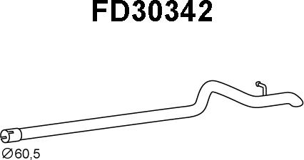 Veneporte FD30342 - Izplūdes caurule autodraugiem.lv