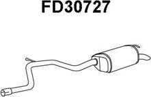 Veneporte FD30727 - Izplūdes gāzu trokšņa slāpētājs (pēdējais) autodraugiem.lv