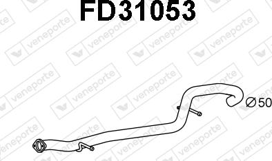 Veneporte FD31053 - Izplūdes caurule autodraugiem.lv