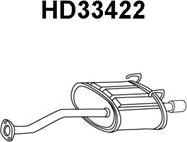 Veneporte HD33422 - Izplūdes gāzu trokšņa slāpētājs (pēdējais) autodraugiem.lv