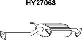 Veneporte HY27068 - Vidējais izpl. gāzu trokšņa slāpētājs autodraugiem.lv