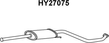 Veneporte HY27075 - Izplūdes gāzu priekšslāpētājs autodraugiem.lv