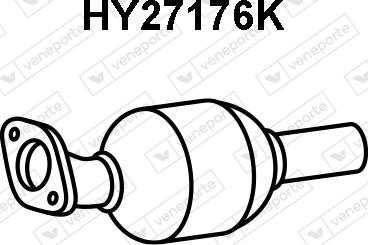 Veneporte HY27176K - Katalizators autodraugiem.lv