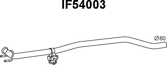 Veneporte IF54003 - Izplūdes caurule autodraugiem.lv