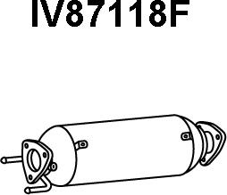 Veneporte IV87118F - Nosēdumu / Daļiņu filtrs, Izplūdes gāzu sistēma autodraugiem.lv