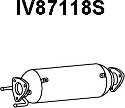 Veneporte IV87118S - Nosēdumu / Daļiņu filtrs, Izplūdes gāzu sistēma autodraugiem.lv
