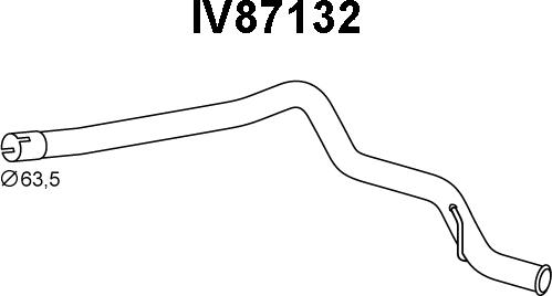 Veneporte IV87132 - Izplūdes caurule autodraugiem.lv