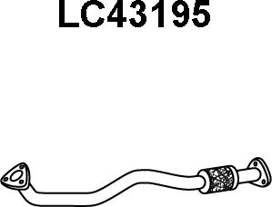 Veneporte LC43195 - Izplūdes caurule autodraugiem.lv