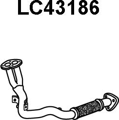 Veneporte LC43186 - Izplūdes caurule autodraugiem.lv