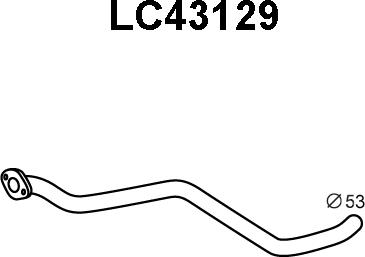 Veneporte LC43129 - Izplūdes caurule autodraugiem.lv