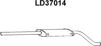 Veneporte LD37014 - Vidējais izpl. gāzu trokšņa slāpētājs autodraugiem.lv