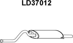 Veneporte LD37012 - Izplūdes gāzu trokšņa slāpētājs (pēdējais) autodraugiem.lv
