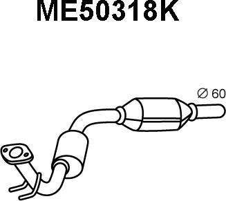 Veneporte ME50318K - Katalizators autodraugiem.lv