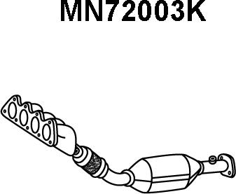 Veneporte MN72003K - Kolektora katalizators autodraugiem.lv