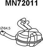 Veneporte MN72011 - Izplūdes gāzu trokšņa slāpētājs (pēdējais) autodraugiem.lv