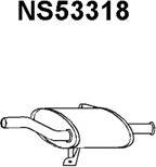 Veneporte NS53318 - Izplūdes gāzu trokšņa slāpētājs (pēdējais) autodraugiem.lv