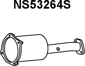 Veneporte NS53264S - Nosēdumu / Daļiņu filtrs, Izplūdes gāzu sistēma autodraugiem.lv