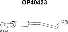 Veneporte OP40423 - Izplūdes gāzu priekšslāpētājs autodraugiem.lv