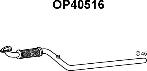 Veneporte OP40516 - Izplūdes caurule autodraugiem.lv