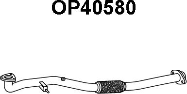 Veneporte OP40580 - Izplūdes caurule autodraugiem.lv