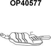 Veneporte OP40577 - Izplūdes gāzu trokšņa slāpētājs (pēdējais) autodraugiem.lv