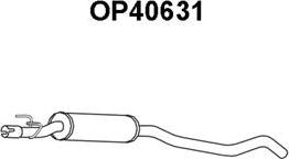 Veneporte OP40631 - Vidējais izpl. gāzu trokšņa slāpētājs autodraugiem.lv
