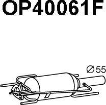 Veneporte OP40061F - Nosēdumu / Daļiņu filtrs, Izplūdes gāzu sistēma autodraugiem.lv
