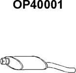 Veneporte OP40001 - Izplūdes gāzu trokšņa slāpētājs (pēdējais) autodraugiem.lv