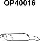 Veneporte OP40016 - Izplūdes gāzu trokšņa slāpētājs (pēdējais) autodraugiem.lv