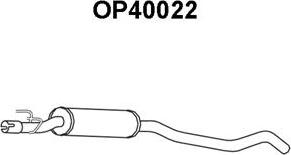 Veneporte OP40022 - Vidējais izpl. gāzu trokšņa slāpētājs autodraugiem.lv