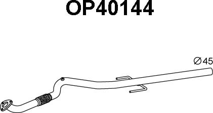 Veneporte OP40144 - Izplūdes caurule autodraugiem.lv