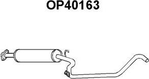 Veneporte OP40163 - Izplūdes gāzu priekšslāpētājs autodraugiem.lv