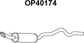 Veneporte OP40174 - Vidējais izpl. gāzu trokšņa slāpētājs autodraugiem.lv