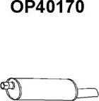 Veneporte OP40170 - Izplūdes gāzu trokšņa slāpētājs (pēdējais) autodraugiem.lv