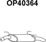 Veneporte OP40364 - Izplūdes gāzu trokšņa slāpētājs (pēdējais) autodraugiem.lv