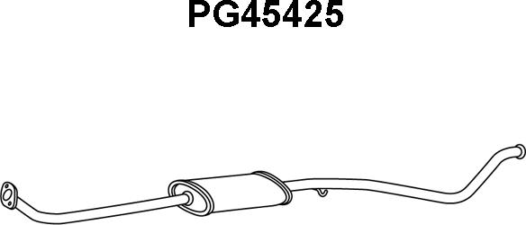 Veneporte PG45425 - Izplūdes gāzu priekšslāpētājs autodraugiem.lv