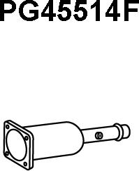 Veneporte PG45514F - Nosēdumu / Daļiņu filtrs, Izplūdes gāzu sistēma autodraugiem.lv