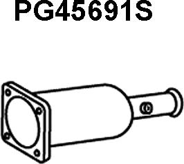 Veneporte PG45691S - Nosēdumu / Daļiņu filtrs, Izplūdes gāzu sistēma autodraugiem.lv
