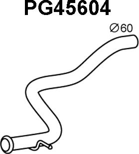 Veneporte PG45604 - Izplūdes caurule autodraugiem.lv