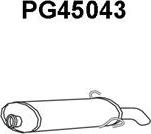 Veneporte PG45043 - Izplūdes gāzu trokšņa slāpētājs (pēdējais) autodraugiem.lv