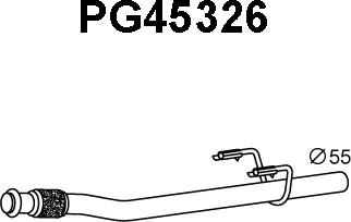 Veneporte PG45326 - Izplūdes caurule autodraugiem.lv
