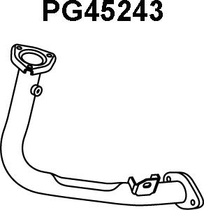 Veneporte PG45243 - Izplūdes caurule autodraugiem.lv