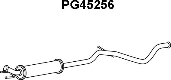Veneporte PG45256 - Izplūdes gāzu priekšslāpētājs autodraugiem.lv