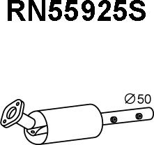 Veneporte RN55925S - Nosēdumu / Daļiņu filtrs, Izplūdes gāzu sistēma autodraugiem.lv