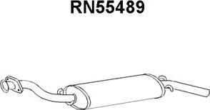 Veneporte RN55489 - Izplūdes gāzu trokšņa slāpētājs (pēdējais) autodraugiem.lv